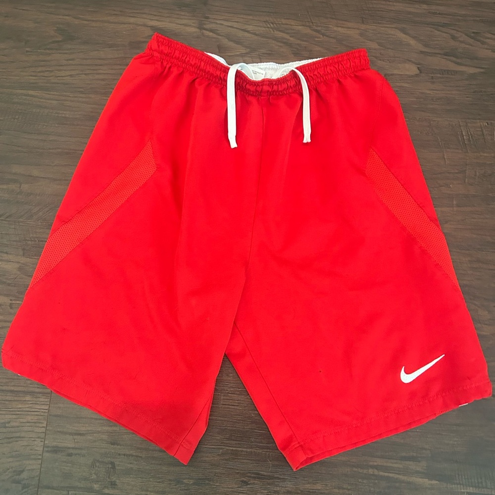 Nike Kids Red Sports Shorts